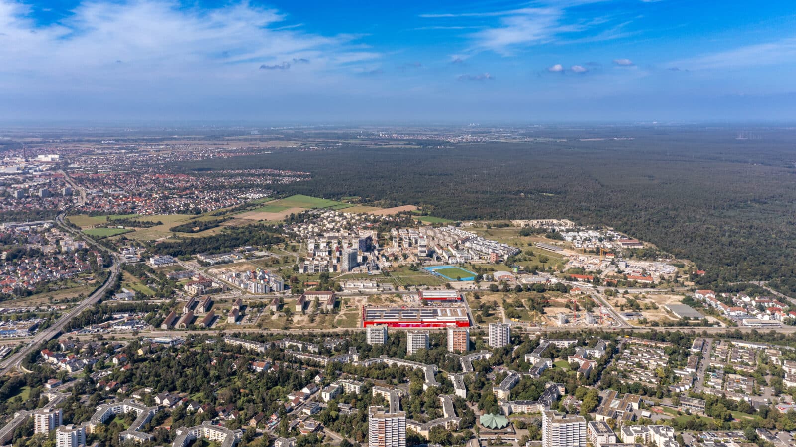 Vogelperspektive auf FRANKLIN im Jahr 2024