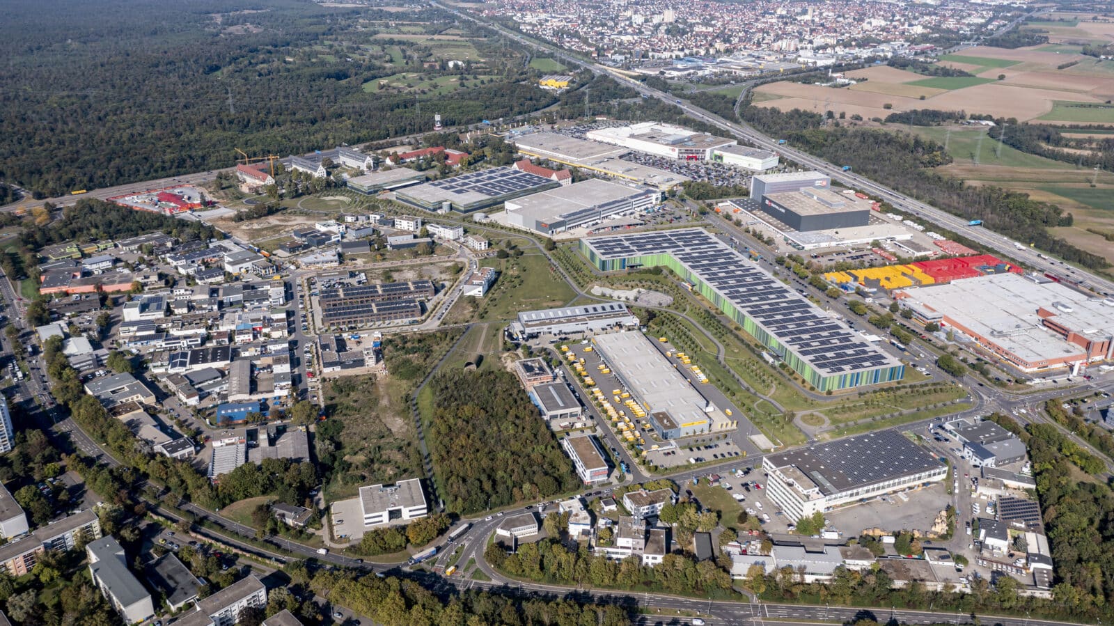 Luftaufnahme TAYLOR AREAL, Stand 2023